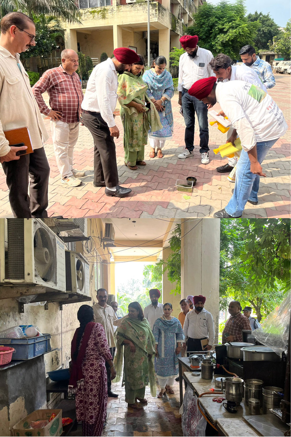 "Every Friday, fight against dengue"; Civil Surgeon inspects Zirakpur Municipal Bhawan.
